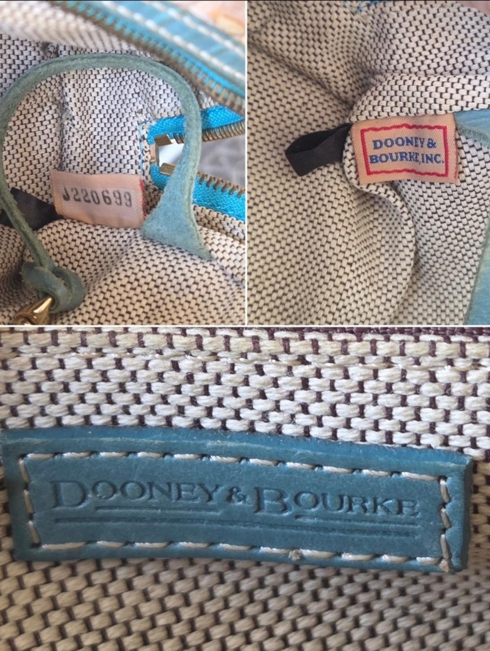 Dooney & Bourke Croc Mini Satchel Light Blue Trim| Throwback Mini Bag - Picture 3 of 14